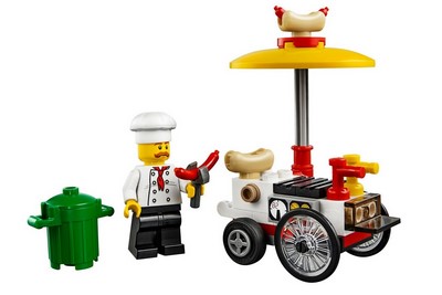 lego 2018 set 30356 Hot Dog Stand 