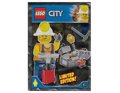 lego 2018 set 951806 Miner foil pack Mineur