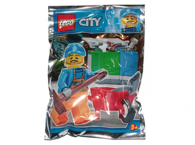 lego 2018 set 951809 Garbage Man foil pack 