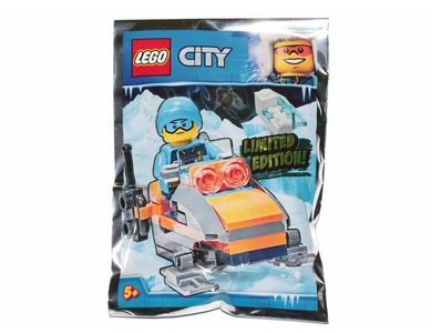 lego 2018 set 951810 Arctic Explorer with Snowmobile foil pack Explorateur arctique avec motoneige