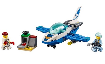 lego 2019 set 60206 Sky Police Jet Patrol 