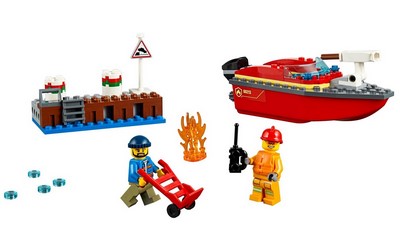 lego 2019 set 60213 Dock Side Fire 