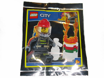 lego 2019 set 951902 Fireman foil pack Pompier