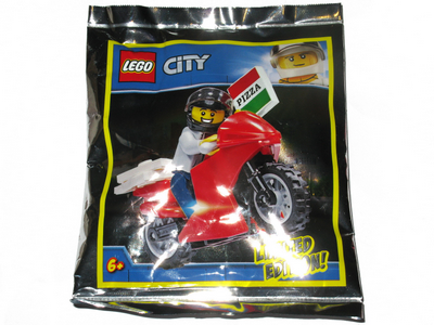 lego 2019 set 951909 Pizza Delivery Guy foil pack Livreur de pizza