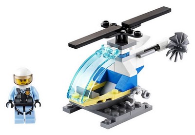 lego 2020 set 30367 Police Helicopter Hélicoptère de police