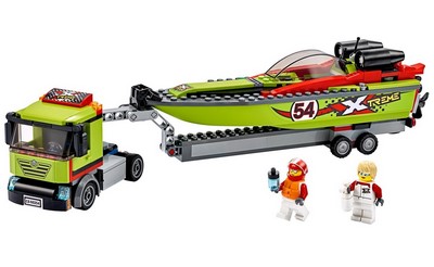 lego 2020 set 60254 Race Boat Transporter Le transport du bateau de course