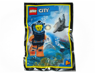 lego 2020 set 862011 Diver and Sawfish foil pack Plongeur et poisson-scie