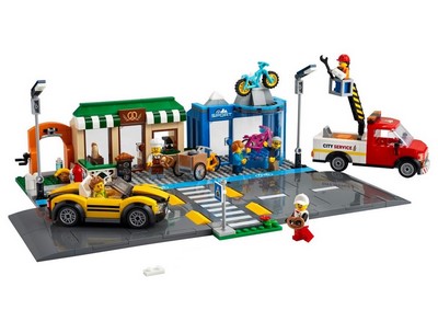 lego 2021 set 60306 Shopping Street La rue commerçante