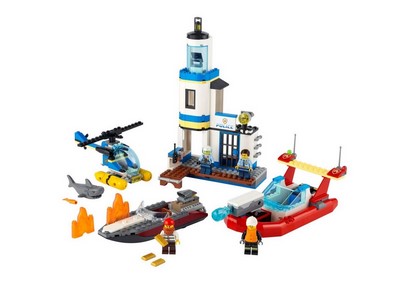 lego 2021 set 60308 Seaside Police and Fire Mission Les garde-côtes et les marins-pompiers en mission