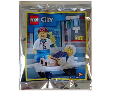 lego 2021 set 952105 Doctor and Patient foil pack Docteur et patient