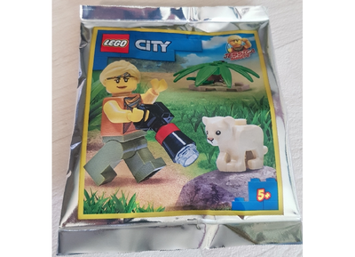 lego 2021 set 952112 Jessica Sharpe with Baby Lion foil pack Jessica Sharpe avec un bébé lion