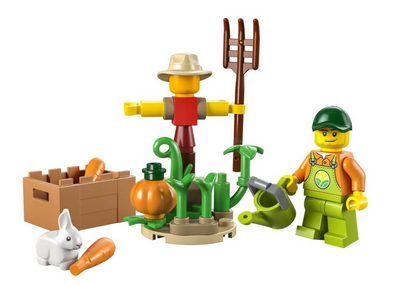 lego 2022 set 30590 Farm Garden and Scarecrow Jardin de la ferme et épouvantail