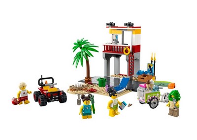 lego 2022 set 60328 Beach Lifeguard Station Le poste de secours sur la plage