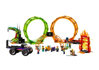 lego 2022 set 60339 Double Loop Stunt Arena L’arène de cascade avec double looping