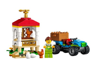 lego 2022 set 60344 Chicken Henhouse