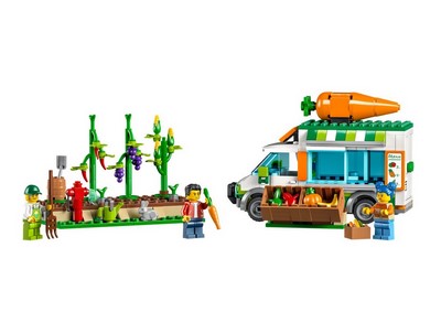 lego 2022 set 60345 Farmers Market Van Le camion de marché des fermiers