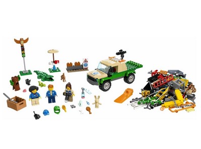 lego 2022 set 60353 Animal Rescue Mission Missions de sauvetage des animaux sauvages