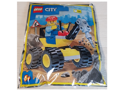 lego 2022 set 952202 Workman and Auger foil pack Ouvrier et tarière