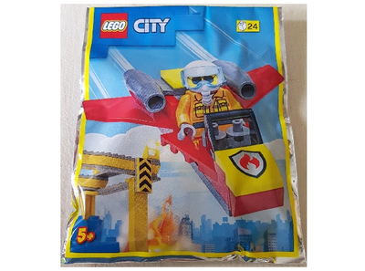 lego 2022 set 952209 Fireman with Jet foil pack Pompier avec Jet