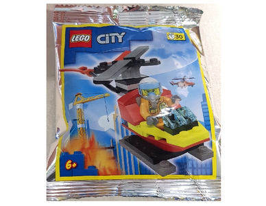 lego 2022 set 952301 Fire Helicopter foil pack Hélicoptère des pompiers