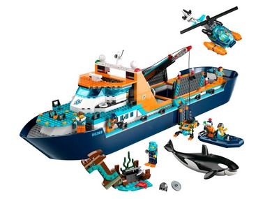 lego 2023 set 60368 Arctic Explorer Ship Le navire d’exploration arctique