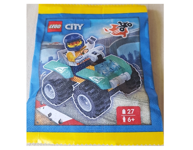 lego 2023 set 952308 Stuntman with Quad paper bag Cascadeur avec un quad