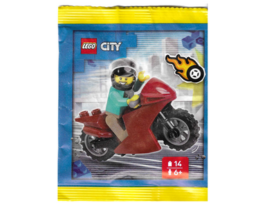 lego 2026 set L0002222 Stunt Driver with Motorbike paper bag 