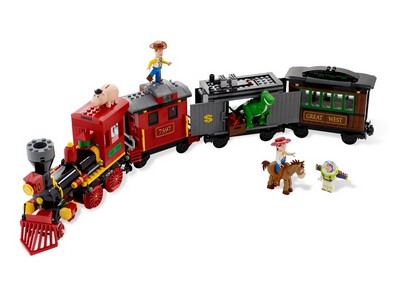 lego 2010 set 7597 Western Train Chase