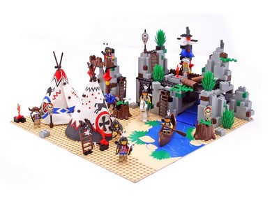 lego 1997 set 6766 Rapid River Village