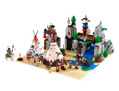 lego 2002 set 6763 Rapid River Village